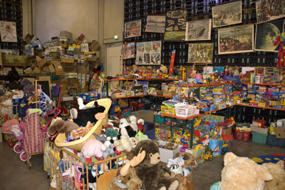 Trödelmarkt in der Pottshalle